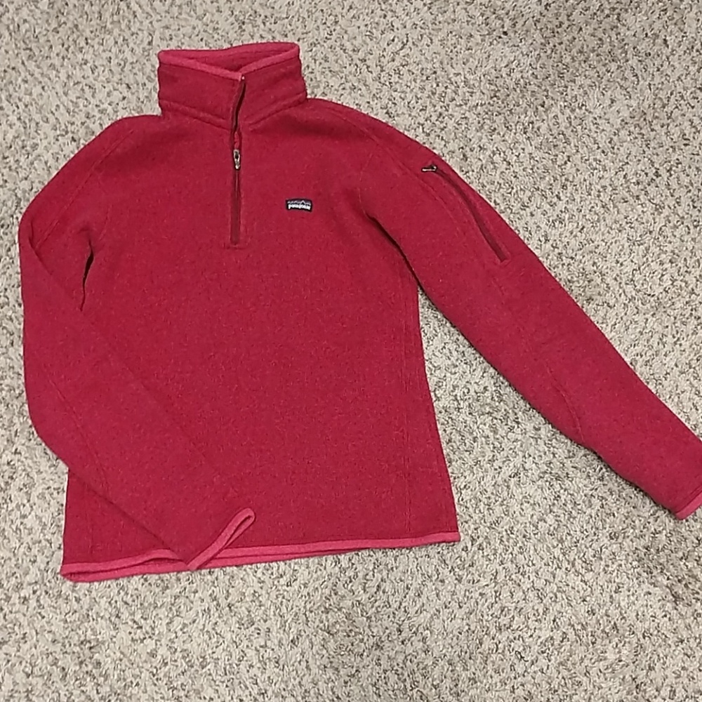 Red Patagonia Half Zip